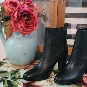 Ralph Lauren Black Heeled Boots